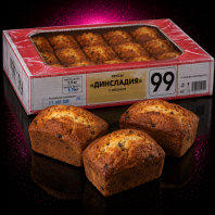 Кекс Динсландия с изюмом(Динсландия)3,5кг