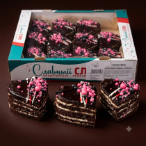 Сердечки с вишневым джемом (Славный Слон) 2,5кг